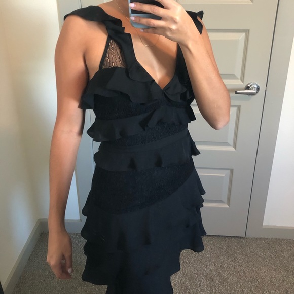 Bardot Ruffle Dress - Picture 2 of 4